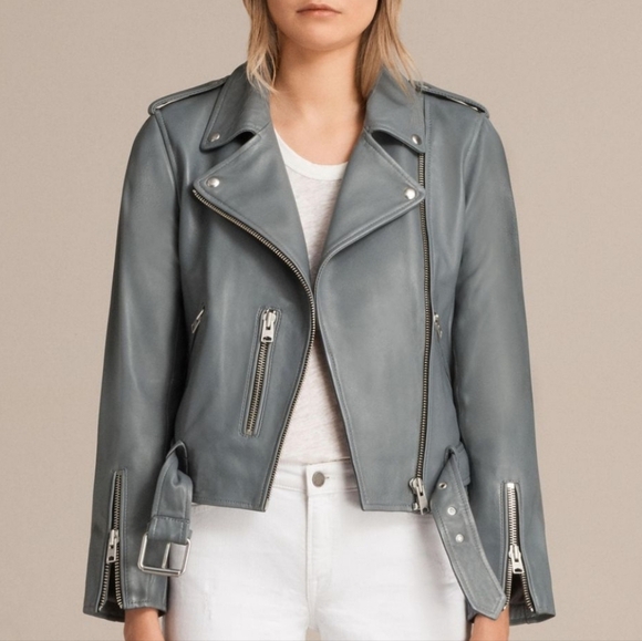 All Saints Jackets & Blazers - All Saints Balfern Biker Moto Jacket